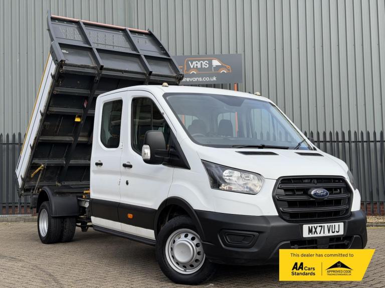 2021 Ford Transit 2.0 350 EcoBlue Leader Tipper Double Cab 4dr Diesel Manual RWD L3 Euro 6 (s Tip...