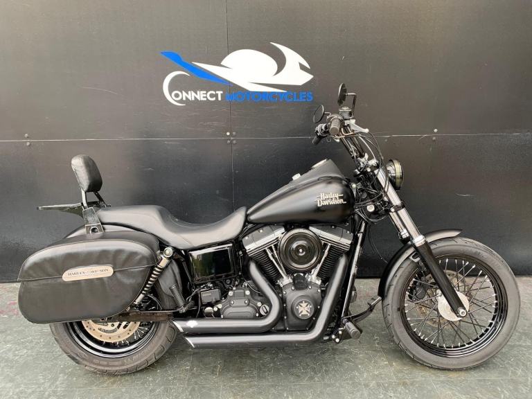 HARLEY-DAVIDSON STREET BOB FXDB 1584 BLACK HPI CLEAR