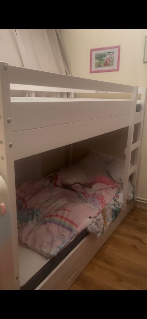 Bunk bed with storage