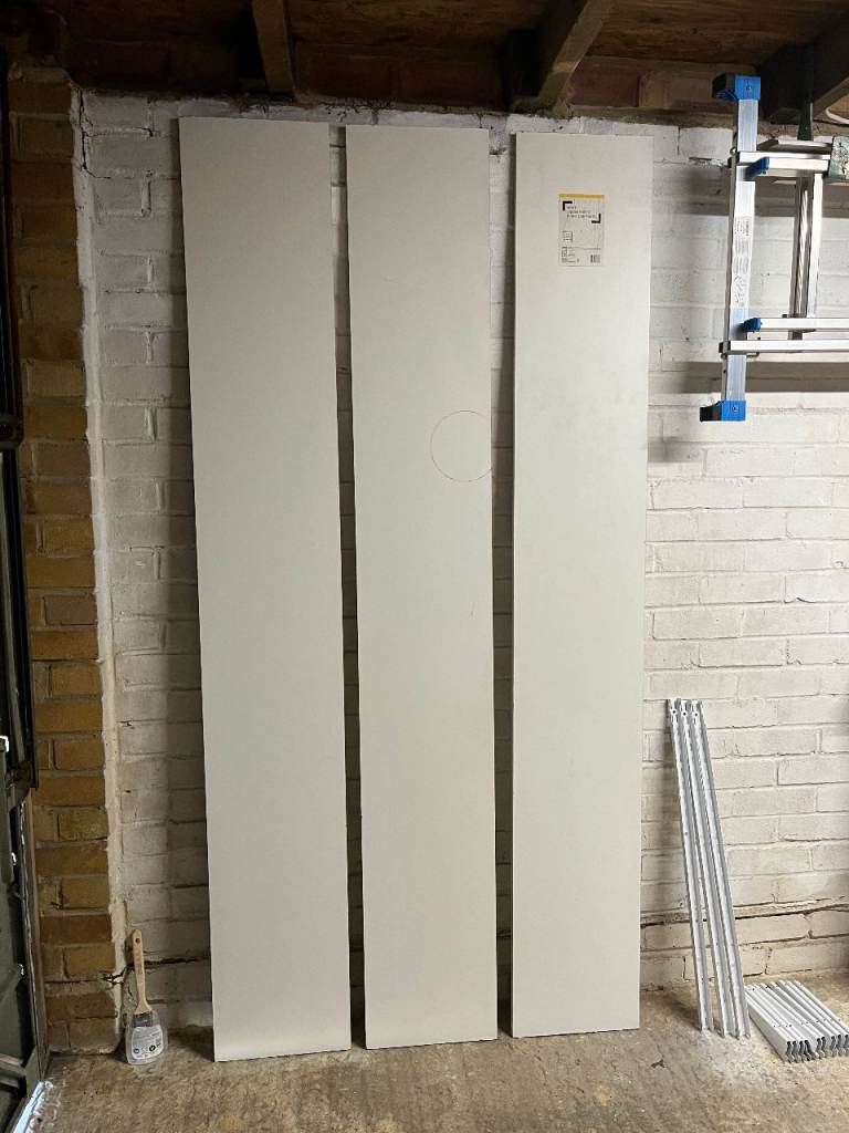New White Furniture Panels & Shelf Brackets