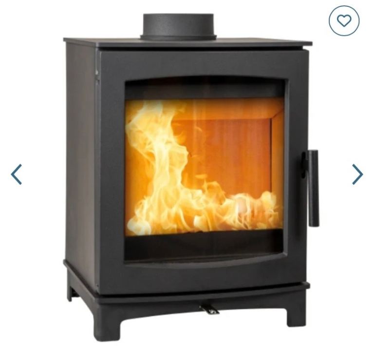 MI Fires Tinderbox Wood Burning Stove & Twin Wall Chimney  