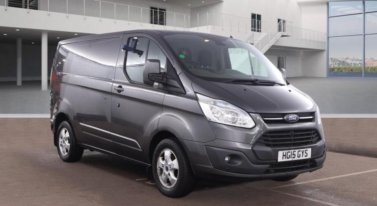 2015 FORD TRANSIT CUSTOM 2.2 TDCi 125ps SWB LOW ROOF LIMITED L/R PANELVAN NO VAT