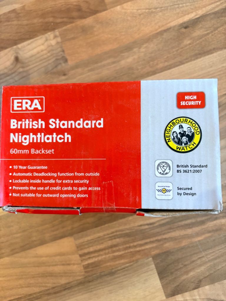 ERA BRITISH STANDARD (BS rated 3621) HIGH SECURITY NIGHTLACH LOCKS