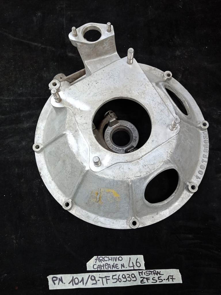 Clutch bell housing for Maserati Mistral