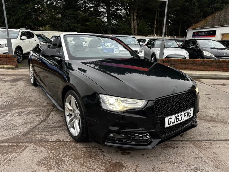2013 Audi A5 2.0 TDI 150 S Line 2dr CONVERTIBLE Diesel Manual