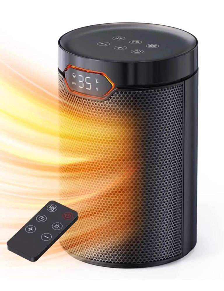 New Black Electric Heater with Remote Control, £20.00 for Sale