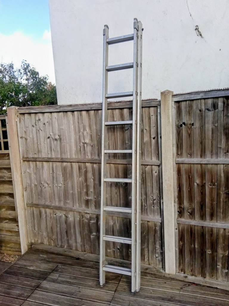 Aluminium Extension Ladder – Two-Section, Good Condition