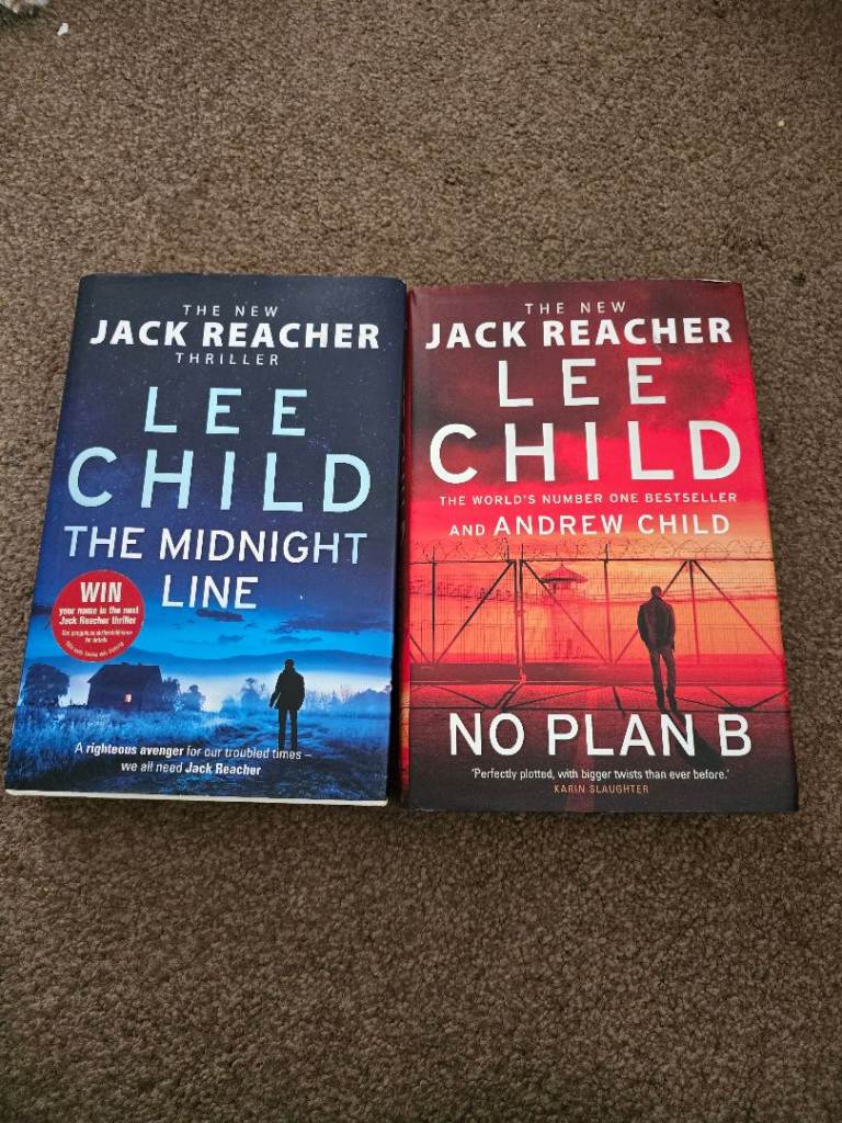 Jack reacher lee child 2 hardback books 