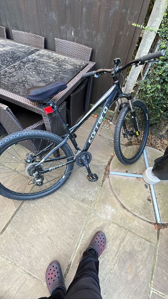 Carrera Mountain Bike – Black, 'As Good As New' Condition