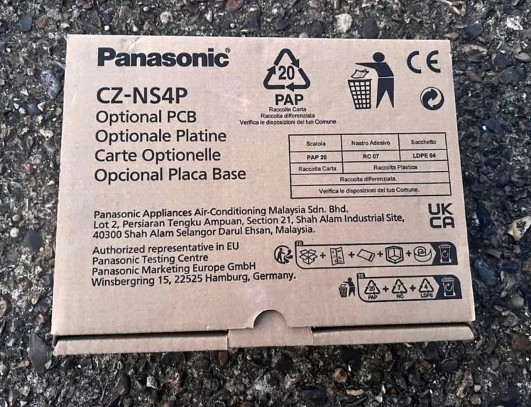 Panasonic CZ-NS4P Optional PCB - J & H Gen models