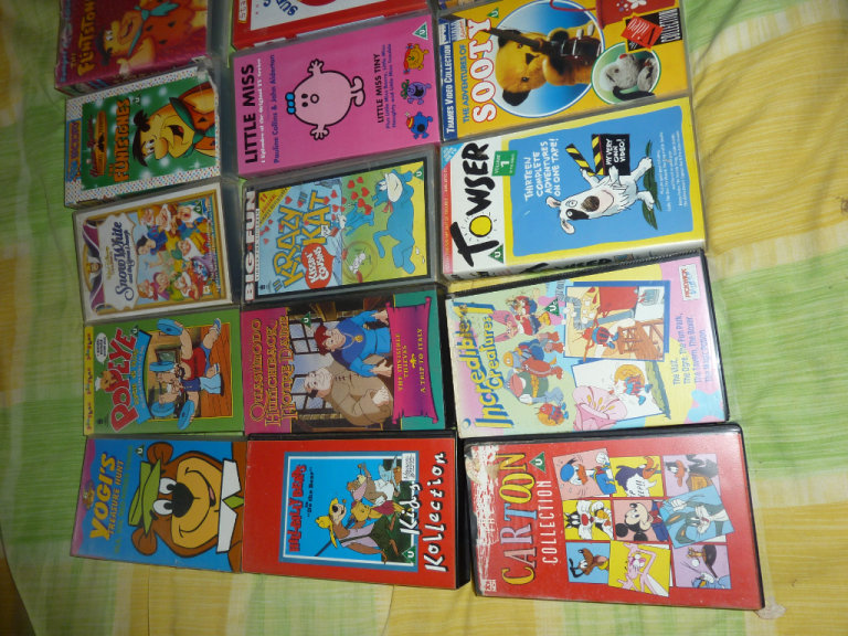 Children's VHS tapes