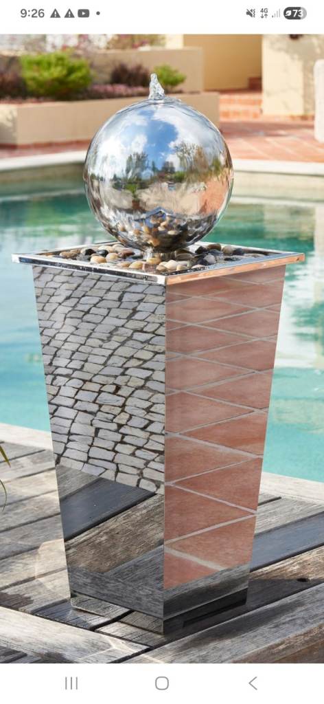 NEW Stainless Steel Garden Pond Water Feature