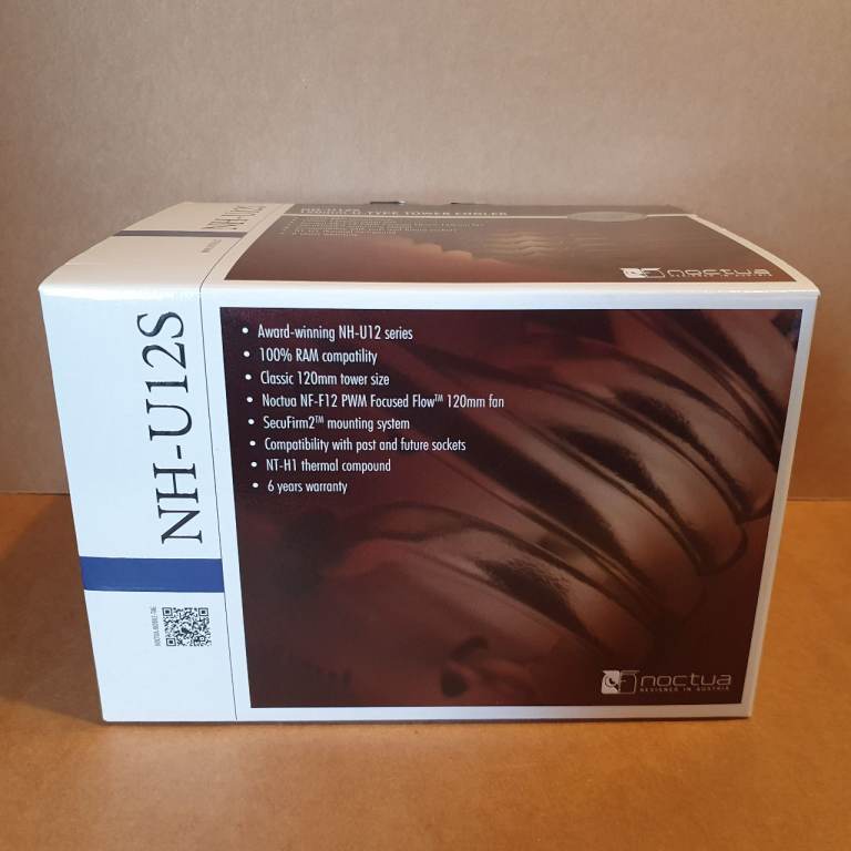 Noctua NH-U12S 120mm Single Tower CPU Cooler With NF-F12 Fan (2021)
