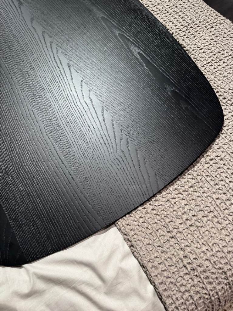 Black Wooden Coffee Table Top - As Good As New- CALIGARIS DESIGN ITALIAN BRAND 
