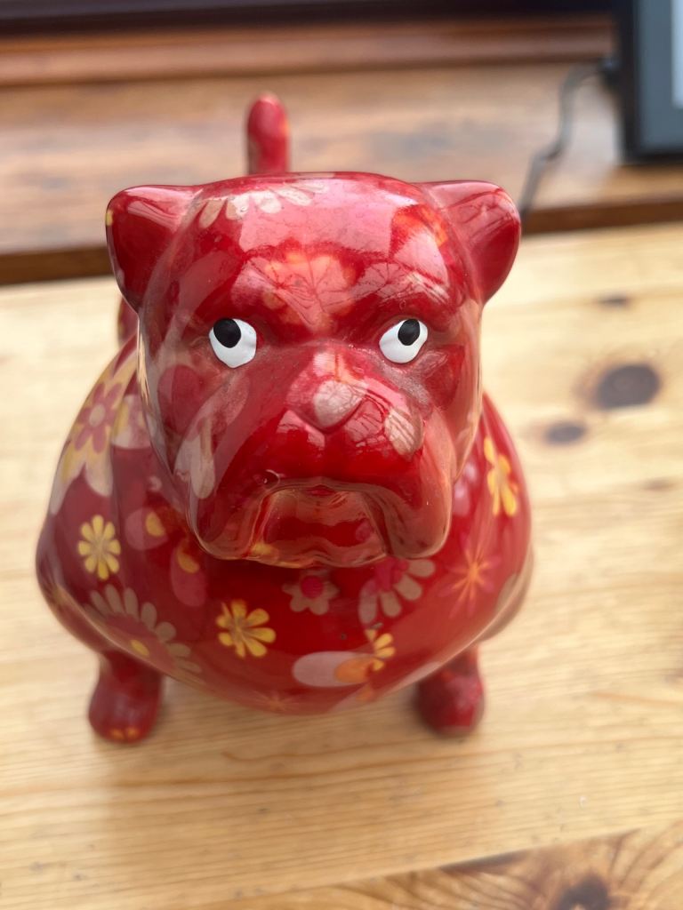 Bulldog Pomme pidou money box