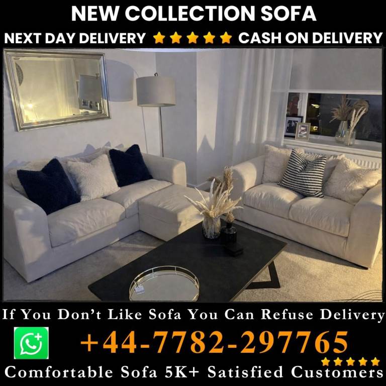 Stylish Corner Sofas & Cozy 3+2 Seater Sets