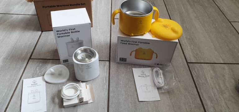 ✨ suckle portable warmer bundle – bottle warmer + food warmer – brand new ✨