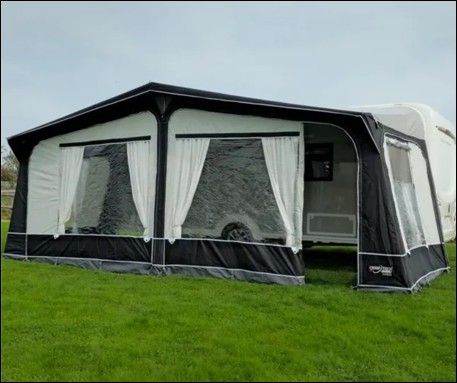 Camptech Cayman Caravan Awning with Steel Frame - Size 19 (1100 - 1125cm)
