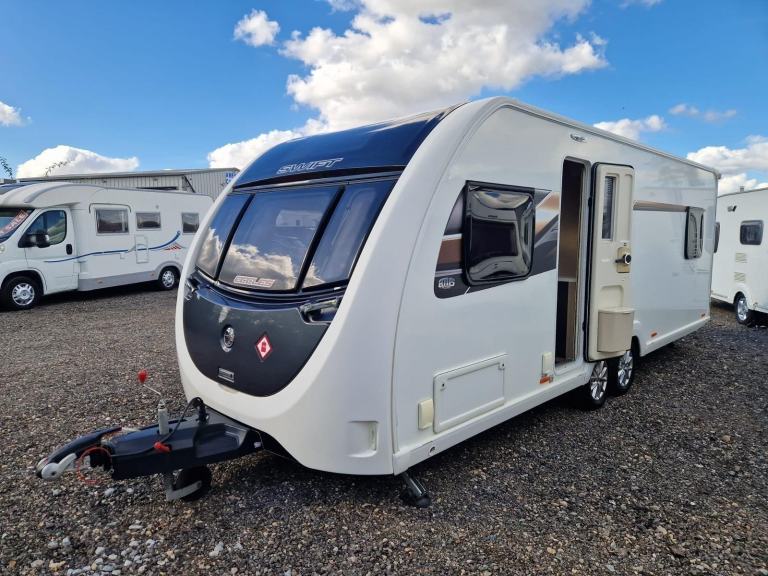 2019 Swift Eccles 635 Fixed Island Bed Rear Bedroom 4 Berth Twin Axle Shower