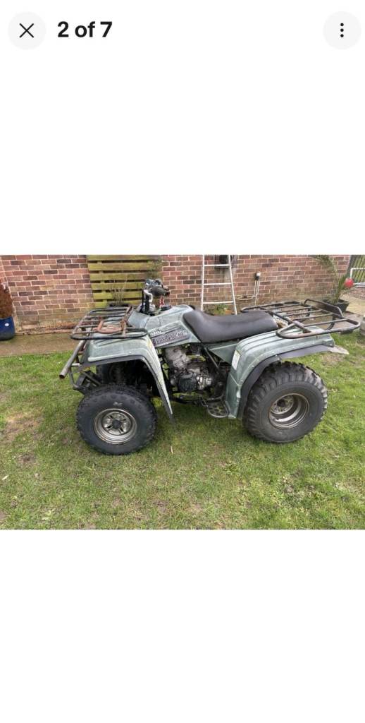 Yamaha bear tracker 250cc  quad bike