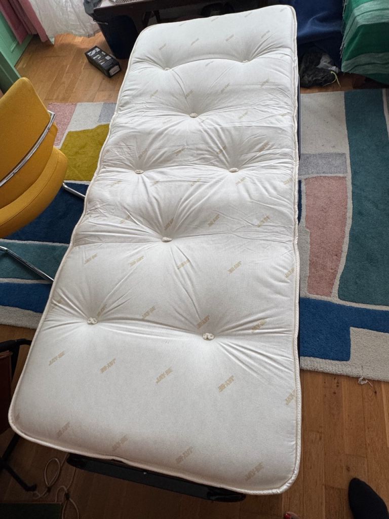 Jay-Be Crown Premier Single Folding Bed with Deep Sprung Mattress- used once 