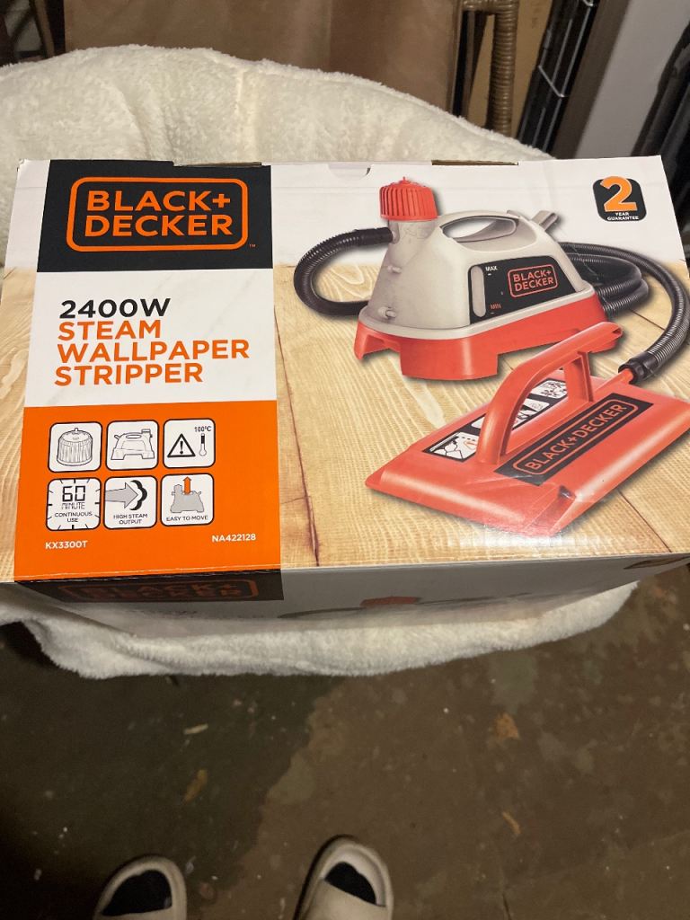 Black Decker steam wallpaper stripper
