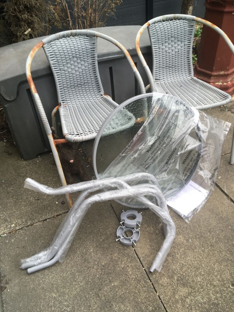 2 garden chairs only