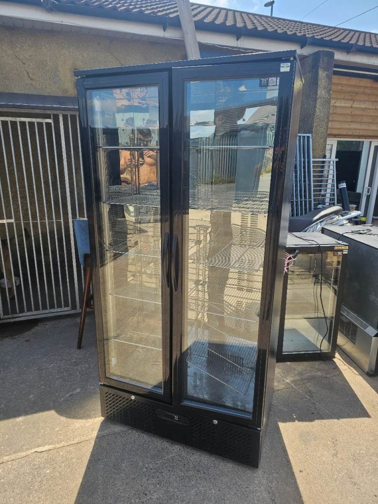 X 2 Large Double Door Display Fridge - Good Condition