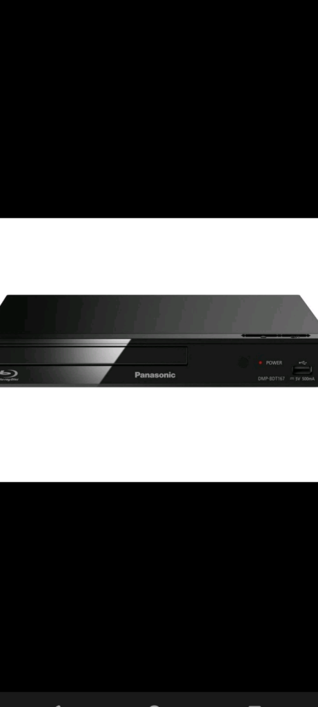 Like new Panasonic Smart Blu ray player & 51 Blu rays