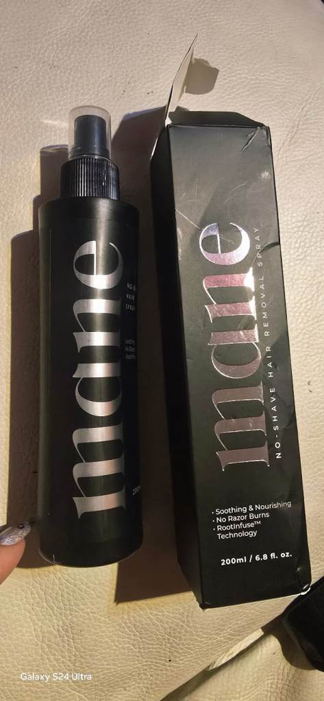 Mane no-shave hair removal spray