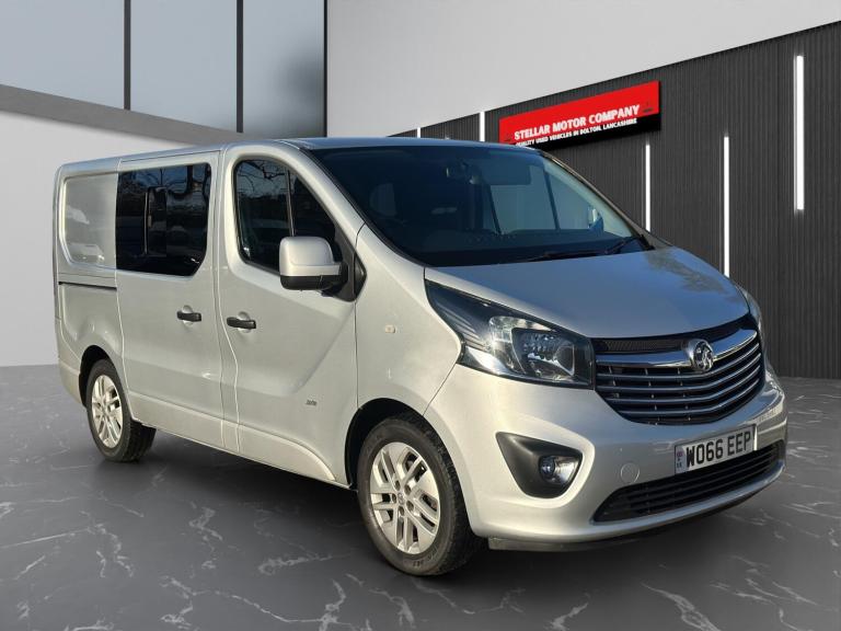 2017 Vauxhall Vivaro 2900 1.6CDTI BiTurbo 125PS Sportive H1 D/Cab PANEL VAN DIESEL Manual