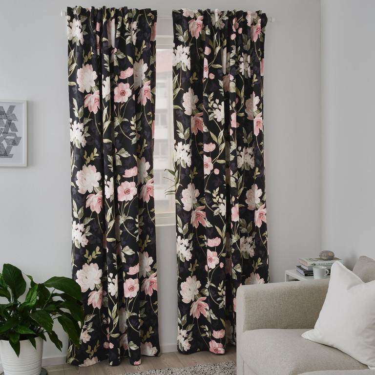 Ikea rosenmott curtains