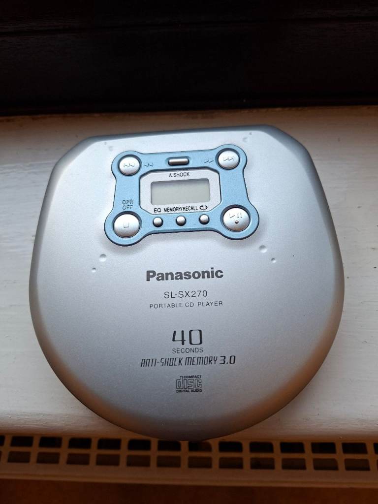 Panasonic SL-SX270 Portable Silver CD Player
