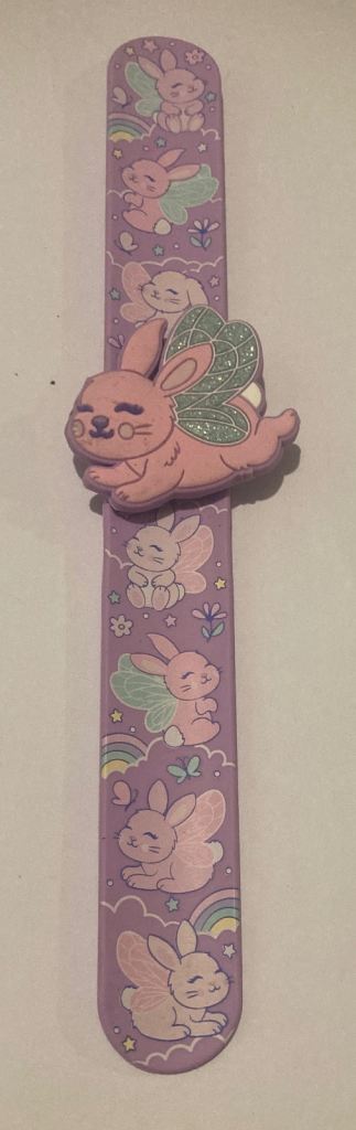 Smiggle Purple Bunny Slap Band – Good Condition