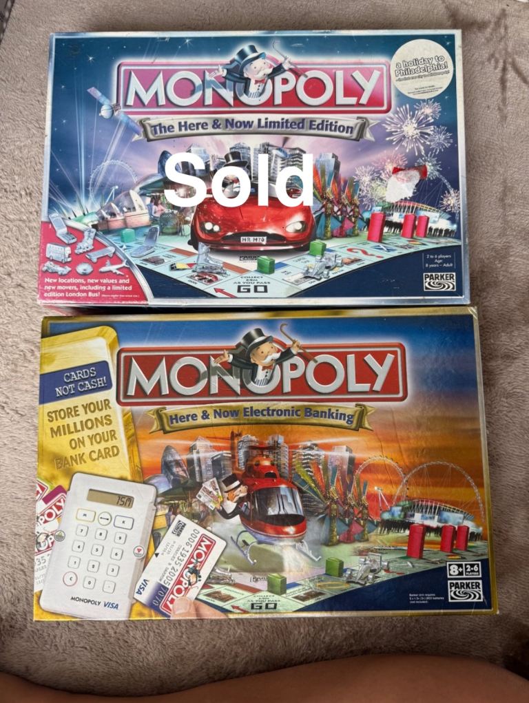 Various monopoly games 