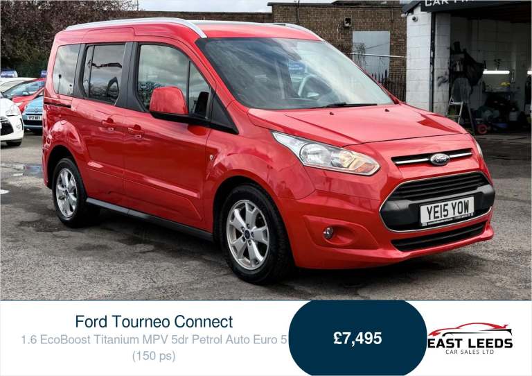 2015 Ford Tourneo Connect 1.6 EcoBoost Titanium 5dr Auto MPV PETROL Automatic