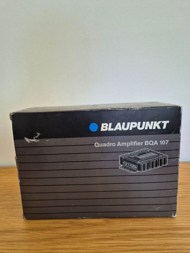 NEW Vintage '80s Blaupunkt Quadro Car Amplifier BQA 107