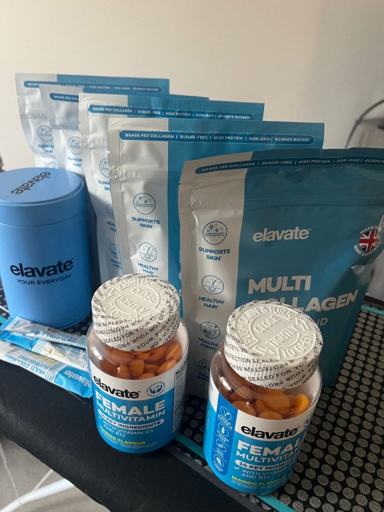 Elavate Multi Collagen & Female Multivitamins - New