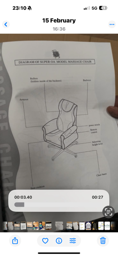 Office massage chair 