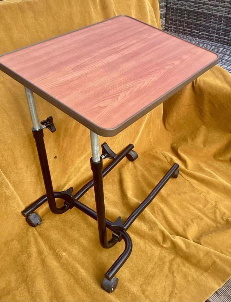 Adjustable Angled Table For Chair/Bedside Use Etc, Vgc, Dismantles Easily