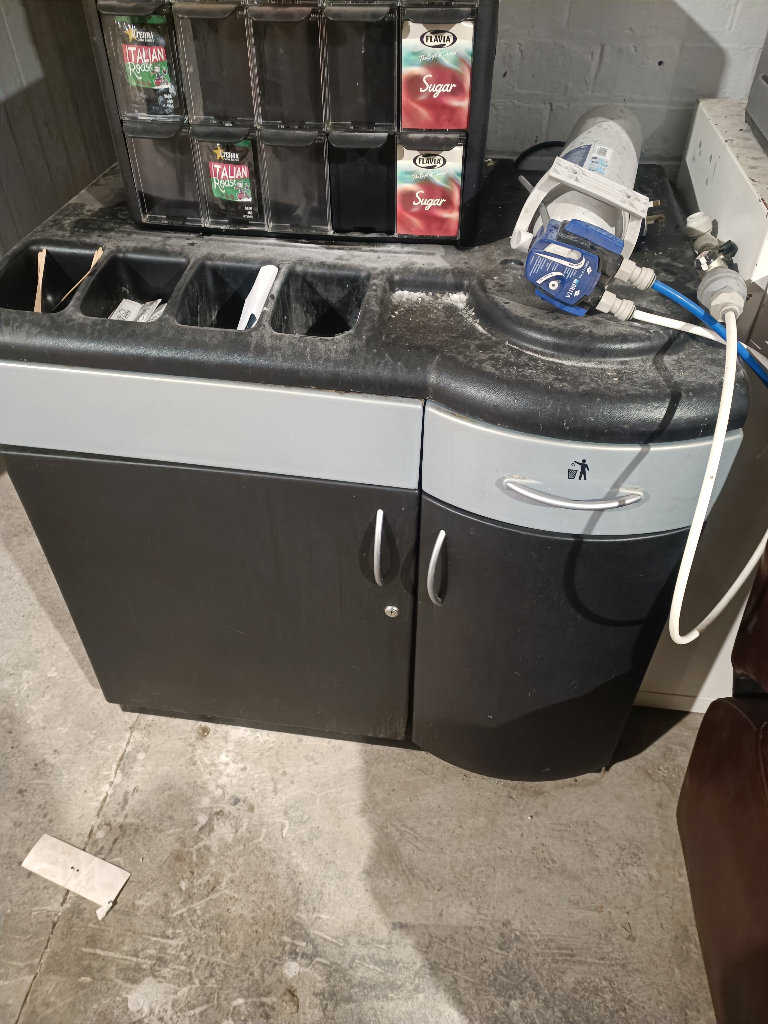 Coffee machine for offices garages etc