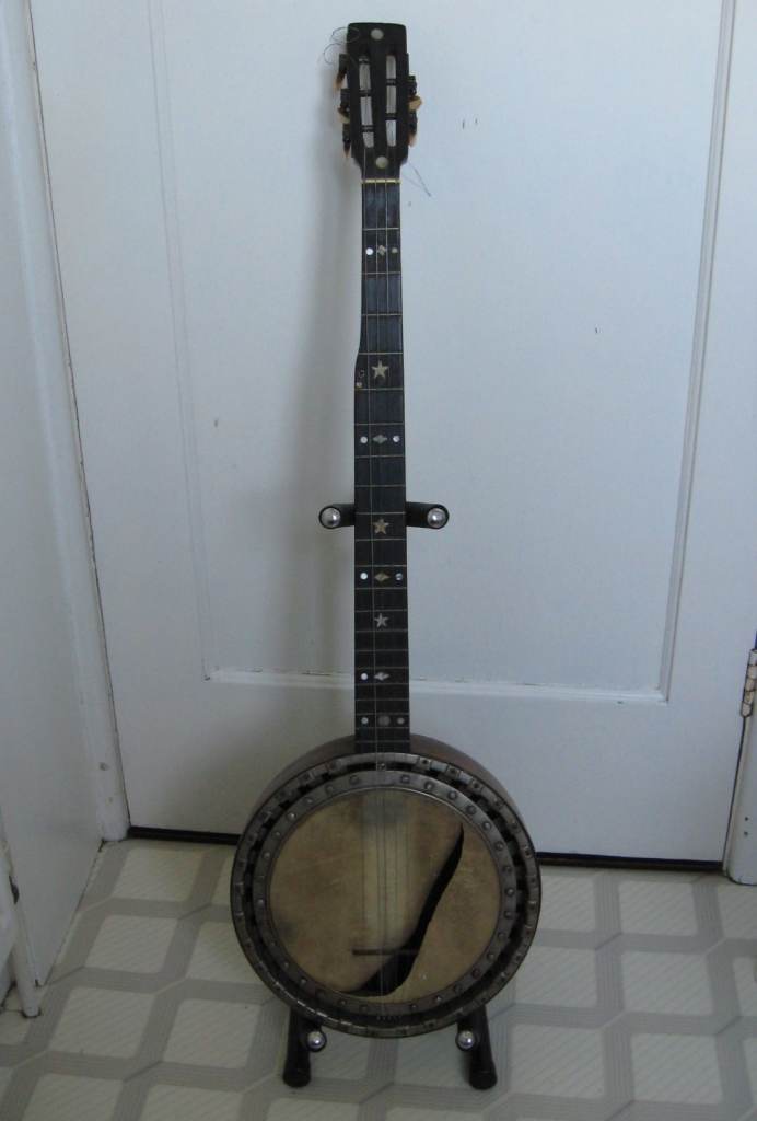 Antique banjo J.K. Simson and Co of London, late 1800s, for restoration