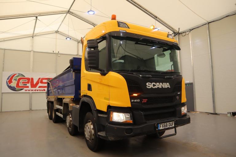 2018 (68 PLATE) Scania P410 8x4 Euro 6 Tippers