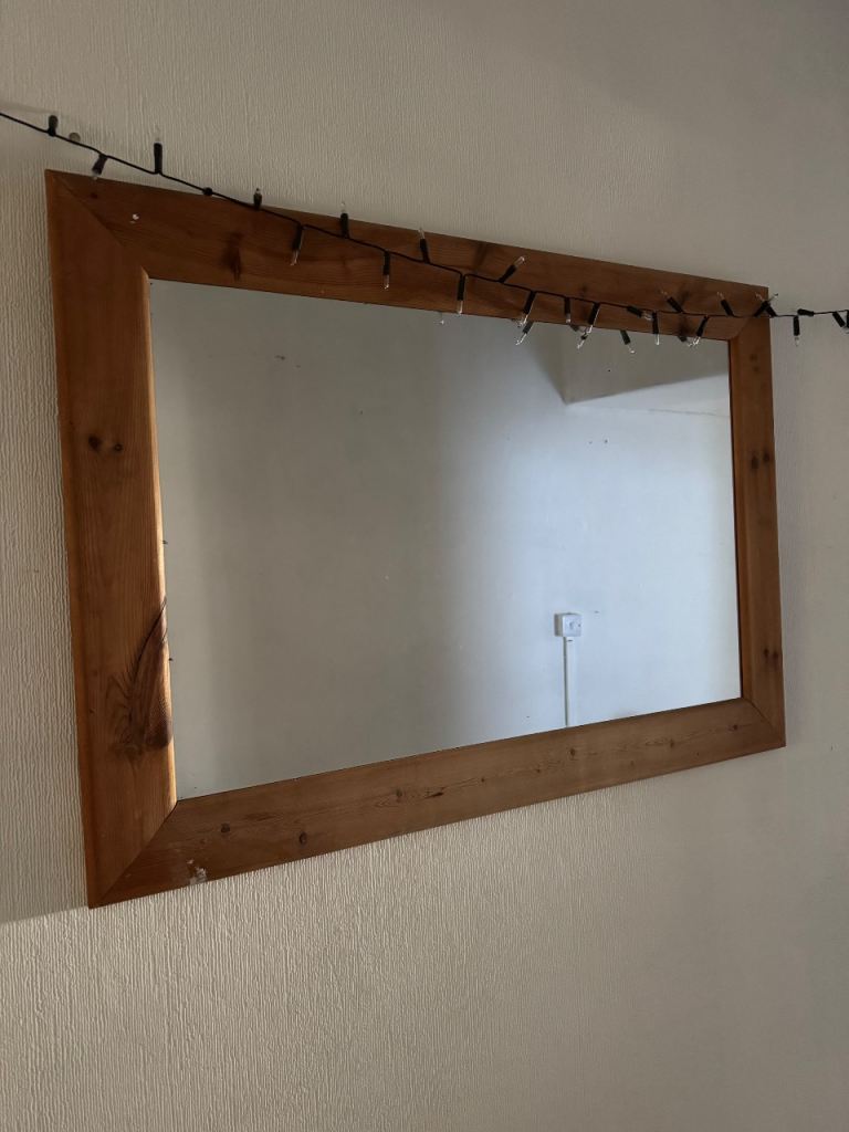 Wooden Framed Mirror