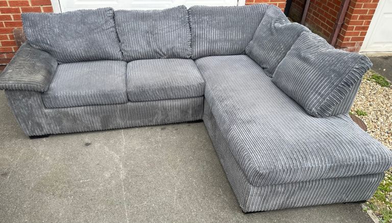 GREY CORNER SOFA
