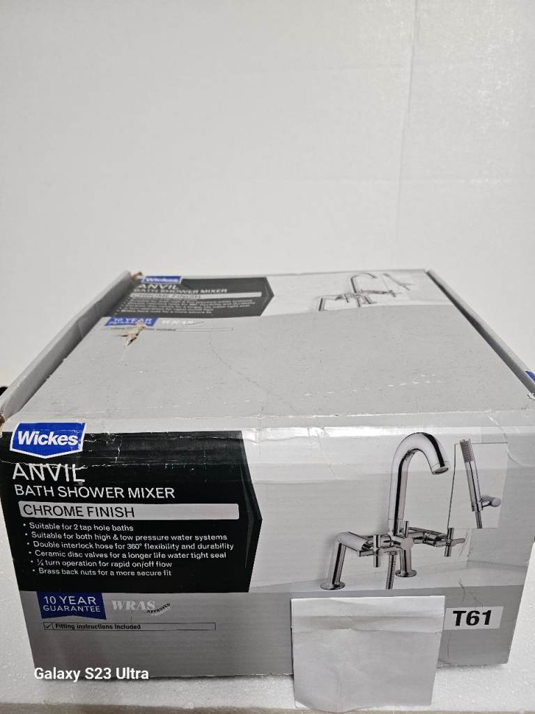 Wickes IFLO Anvil Bath Shower Mixer Tap T61 