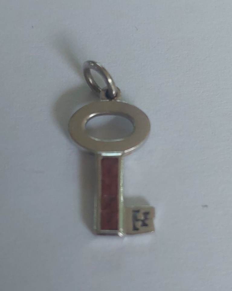 Rare Vintage Theo Fennell 18ct Tourmaline Key