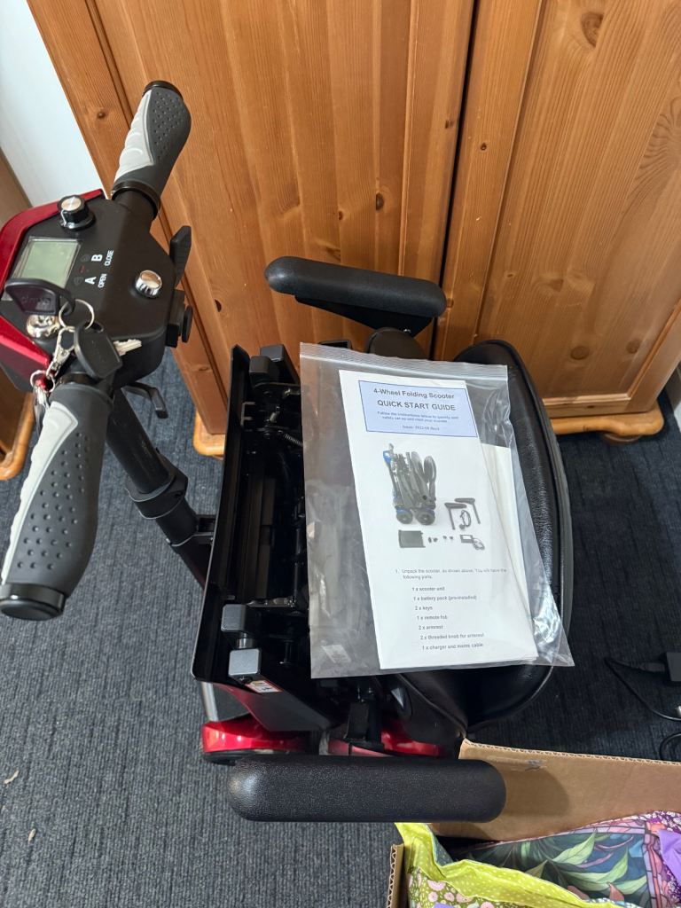 Mobility electric folding scooter 