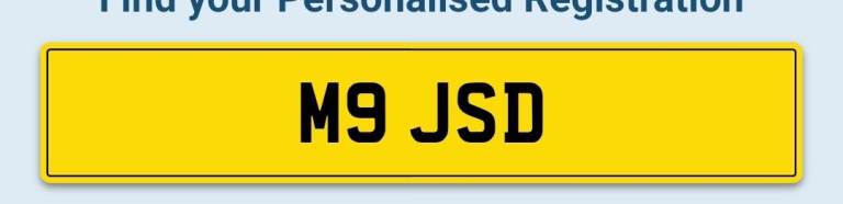 Private plate personalised cherished number plate M9 JSD school driving 