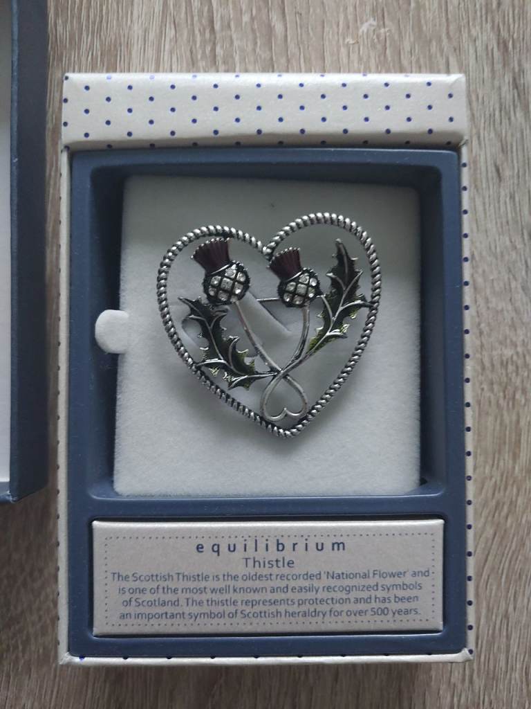 Equilibrium Thistle Heart Brooch – New in Box | in Little Lever ...